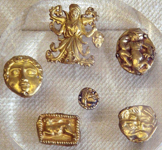 Image - Scythian gold objects from the Kul Oba kurhan.